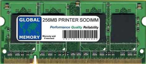 256MB SODIMM PRINTER MEMORY RAM FOR SAMSUNG CLP-610ND / CLP-620ND / CLX-6200 / CLX-6200FX / CLX-6200ND / CLX-6220FX (CLP-MEM202 , CLP-MEM202/SEE)